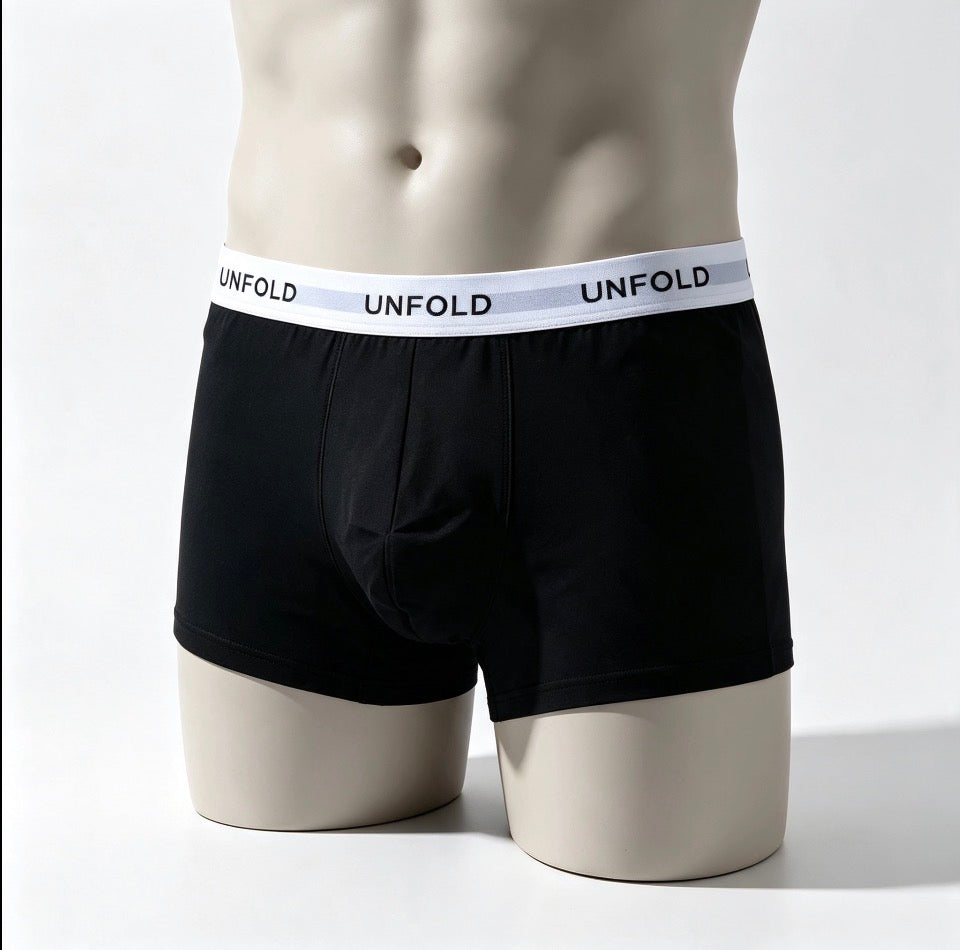 UNFOLD classic black boxer brief
